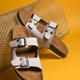 JM Looks Women Open Toe Flats with Buckles-image-72