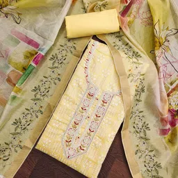 SAINOOR Semi-Stitched Dress Material-image-97