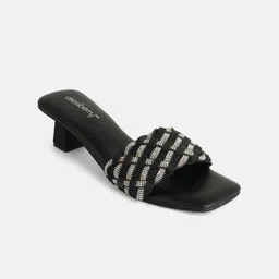 DressBerry Embellished Kitten Sandals-picture-14