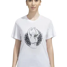 ADIDAS Printed Round Neck Short Sleeve T-Shirts-image-47