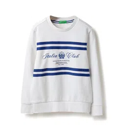 United Colors of Benetton Boys Alphanumeric Printed Pullover Sweatshirt-picture-39