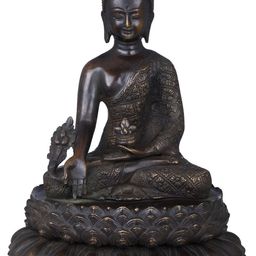Exotic India Brown Buddha Idol Showpiece-image-87
