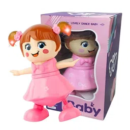 YK X Kids Mandi Kids Dancing Baby Girl Robot Toy With 3D Lights-20