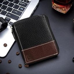 CIMONI Men Leather Zip Around Wallet-58