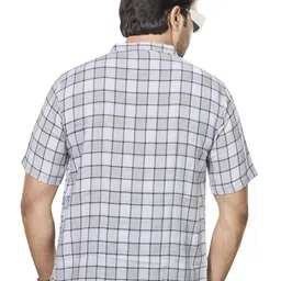 Authentics Men Checked Thread Work Pathani Kurta image 4