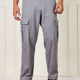 Thomas Scott Men Smart Straight Fit Mid-Rise Cargos-image-65