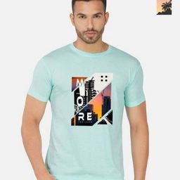 GLOBAL NOMAD Men 2 Printed Bio Finish Applique T-shirt-image-88