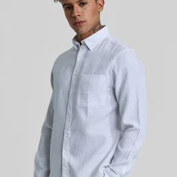 Snitch Men Smart Fit Button-Down Collar Textured Cotton Casual Shirt-image-98