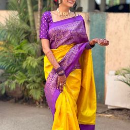 AVANTIKA FASHION Woven Design Zari Pure Silk Banarasi Saree-image-58