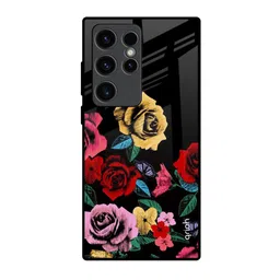 QRIOH Floral Printed Samsung Galaxy S23 Ultra 5G Back Case Mobile Accessories-image-41