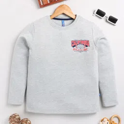Here&Now X Game Begins Boys Back Printed Sweatshirt with Brushed Fleece Lining-image-18