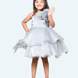 Modish One Shoulder Fit & Flare Dress-picture-33