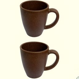 IRIDA NATURALS Brown Solid Bamboo Matte Cups Set of Cups and Mugs-26