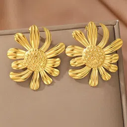 PRIVIU Floral Studs Earrings-25