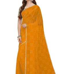 REDFISH Printed Bollywood Chiffon Saree-picture-9