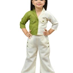 Be Kids Girls Printed Shirt with Trousers-picture-20
