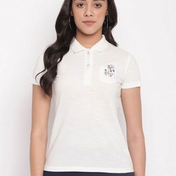 Miss Grace Women Polo Collar T-shirt-image-51