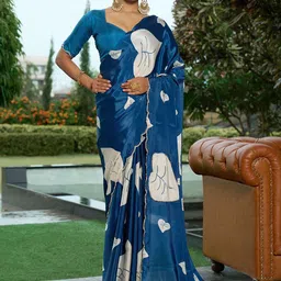 FABMORA Printed Beads and Stones Saree-picture-6
