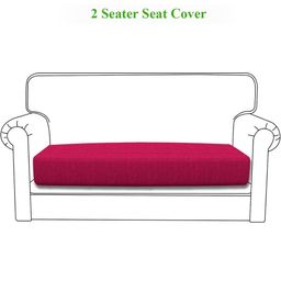 HOKIPO Maroon Jacquard Sofa Cover-image-94