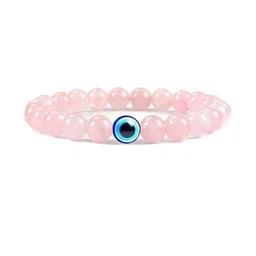 VIBESLE Adult's Rose Quartz Crystal Bracelet-31