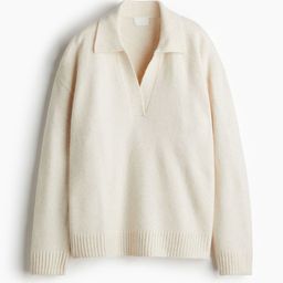 H&M Fine-Knit Collared Jumper-picture-10