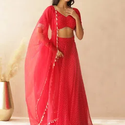 DEASHA INDIA Printed Thread Work Ready to Wear Lehenga & Blouse With Dupatta image 5