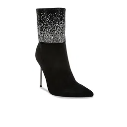 London Rag Women Rhinestones Embellished Foldover Boots-57