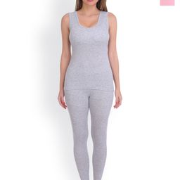 SELFCARE Women Pack Of 2 Moisture-Wicking Cotton Thermal Set-image-129