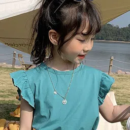 LULU & SKY Flared Sleeve Cotton Top-picture-57