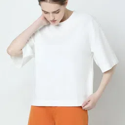 Vero Moda Women V-Neck Pockets T-shirt-picture-39