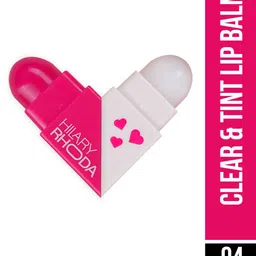 Hilary Rhoda 2 Sided Clear & Tint Lip Balm -2.27g Each Side-Barbie Pink Love - 04-27