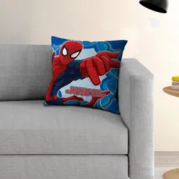 Marvel Blue & Red Marvel Character Printed Cushion With Cover-image-2