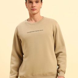 Cantabil Men Typography Printed Round Neck Long Sleeve Sweatshirt-picture-40
