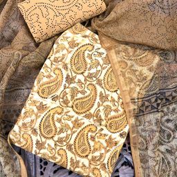 PALASH Paisley Printed Pure Cotton Unstitched Dress Material-image-58