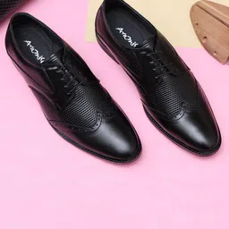 ARAMISH Men Leather Formal Brogues-image-47