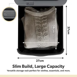RUBOXA Grey Set of 1 Regular Drawer Organiser Organisers image 2