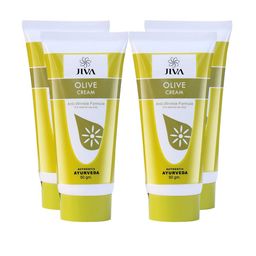 Jiva Set Of 4 Olive Cream For Prevents Pimples - 50g Each-20