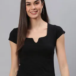 Moda Rapido Square Neck Cotton Regular Top-picture-6