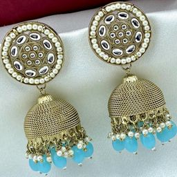 ORBIS Gold-Plated Alloy Earrings-image-64