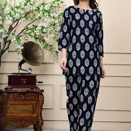 TREND ME Women Printed Pure Cotton Night suit-picture-27
