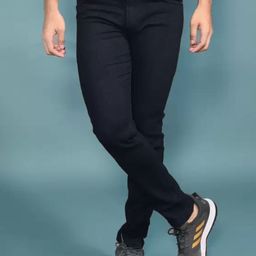 Moda Rapido Men Classic Straight Fit Mid-Rise Clean Look No Fade Stretchable Jeans-picture-46