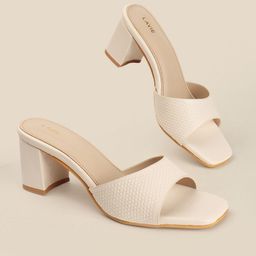 Lavie Textured Block Sandals-45