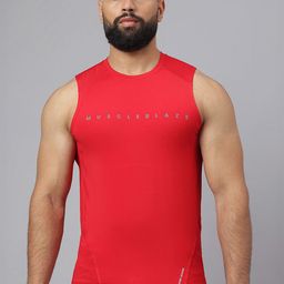 MuscleBlaze Unisex Typography Printed Round Neck Compression T-shirt-13