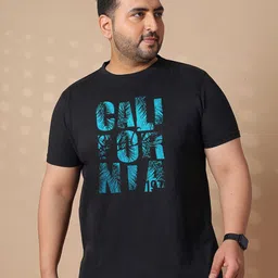 bigbanana Plus Size Typography Printed Anti Odour Pure Cotton T-shirt-image-96