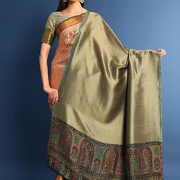 Pashmoda Ethnic Motifs Woven Design Woollen Shawl-picture-36