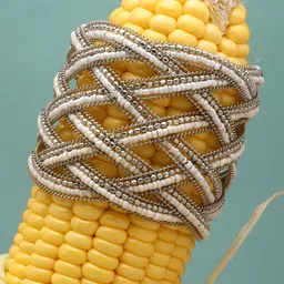 Moedbuille Silver-PlatedDesign Oxidised Silver Plated Afghan Artifical Cuff Bracelet-38