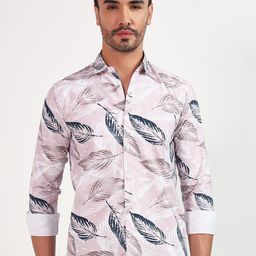 YOUTH FIRST Men Premium Floral Opaque Printed Casual Shirt-image-83