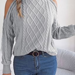 StyleCast x Revolte Women Cable Knit Pullover-22