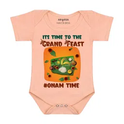 Arvesa My First Onam Printed Bodysuit-image-8