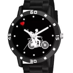 Miss Perfect Men Printed Dial & Bracelet Style Straps Analogue Watch FG105-picture-27